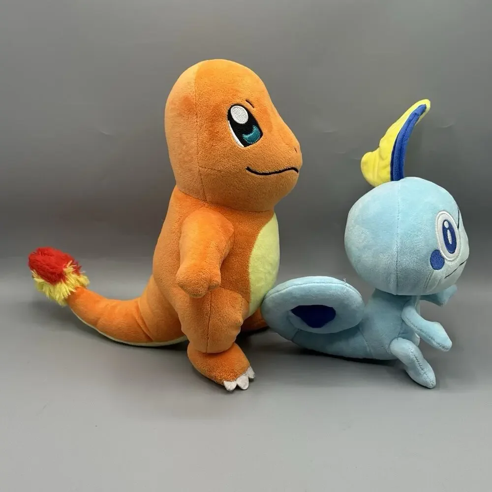 Pokemon Plush Lot Of 2 Sobble Charmander